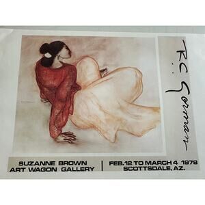RC Gorman, Sue-Bah, 1978, Poster, Print, Navajo, Native American ~ 250626-WH 771